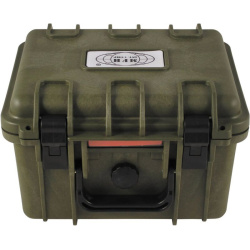 MFH Plastový box, vodotesný, 26,7x23,9x17,6cm - olive (27163)
