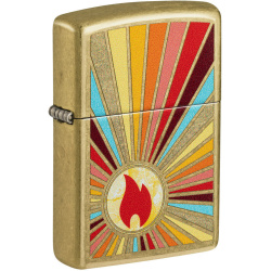 ZIPPO Zapaľovač BEAMING FLAME DESIGN (23019)