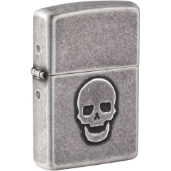 ZIPPO Zapaľovač STAMPED SKULL (27172)
