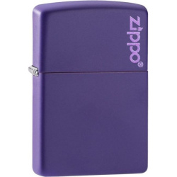 ZIPPO Zapaľovač PURPLE MATTE LOGO (26097)