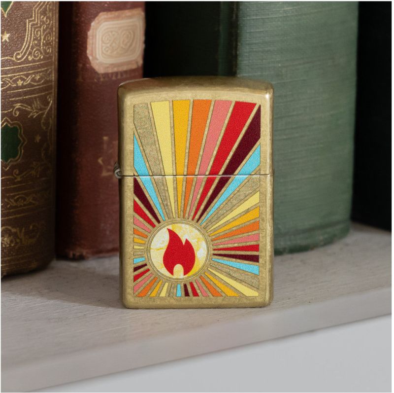 ZIPPO Zapaľovač BEAMING FLAME DESIGN (23019)