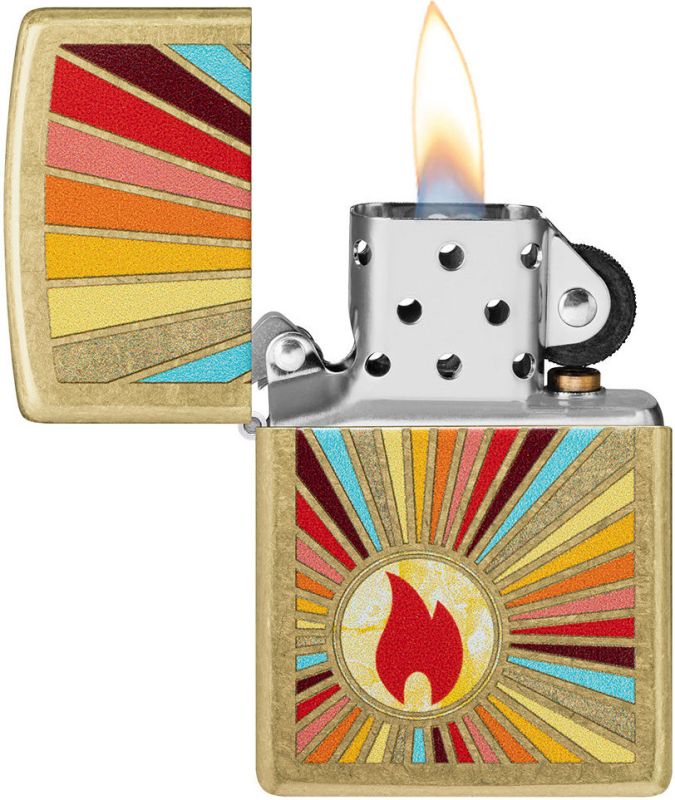 ZIPPO Zapaľovač BEAMING FLAME DESIGN (23019)