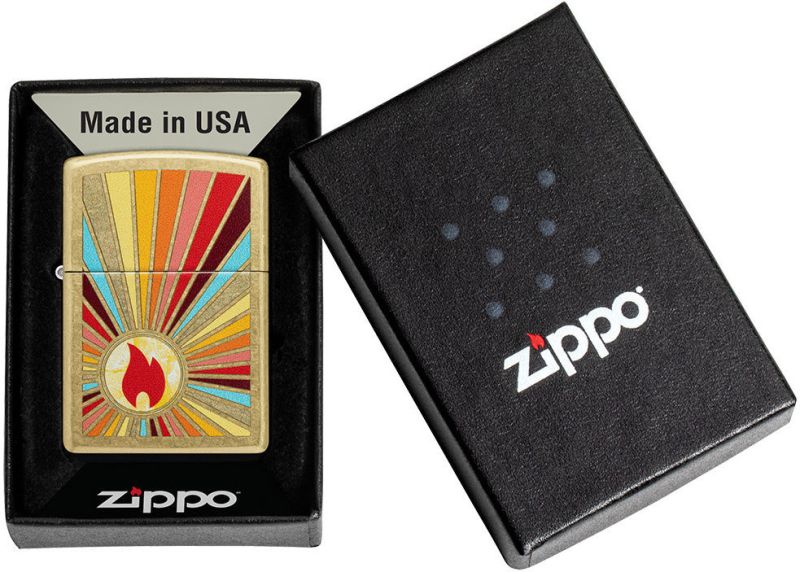 ZIPPO Zapaľovač BEAMING FLAME DESIGN (23019)