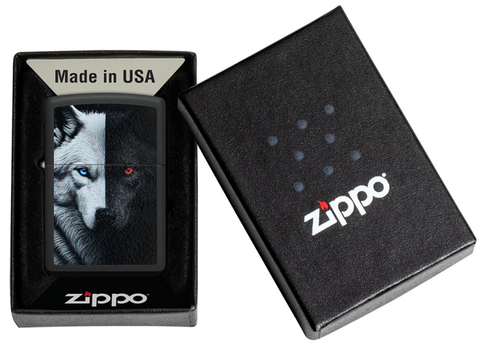 ZIPPO Zapaľovač TWO WOLVES DESIGN (66076)