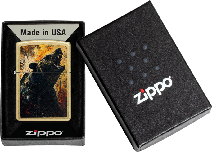 ZIPPO Zapaľovač GRIZZLY ROAR DESIGN (23076)