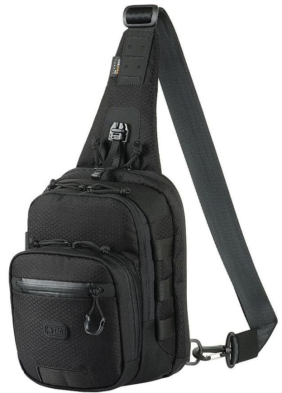 M-TAC Taška na plece pre skryté nosenie zbrane Cross Slim Elite Hex - black (10210002)