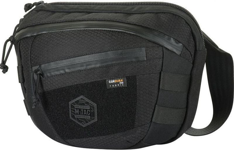 M-TAC Taška cez rameno Sphaera Hex Hardsling Large with Velcro Elite - black (51422002)