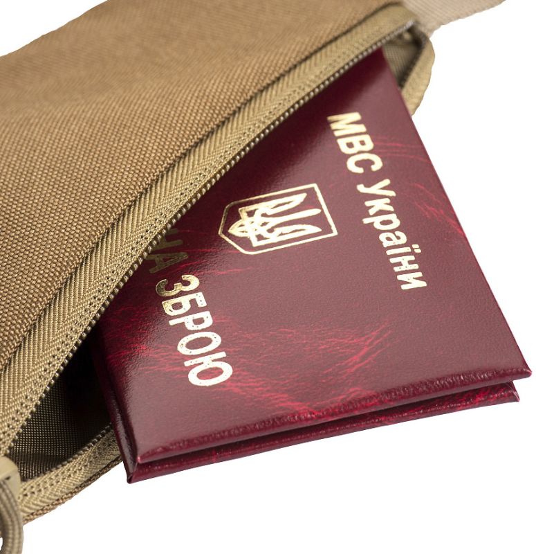 M-TAC Taška na plece pre skryté nosenie zbrane s velcro - coyote (10061005)