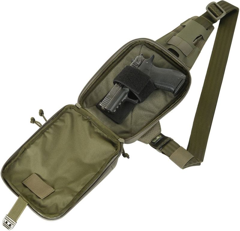 M-TAC Taška na plece pre skryté nosenie zbrane Elite Hex s velcro - ranger green ()