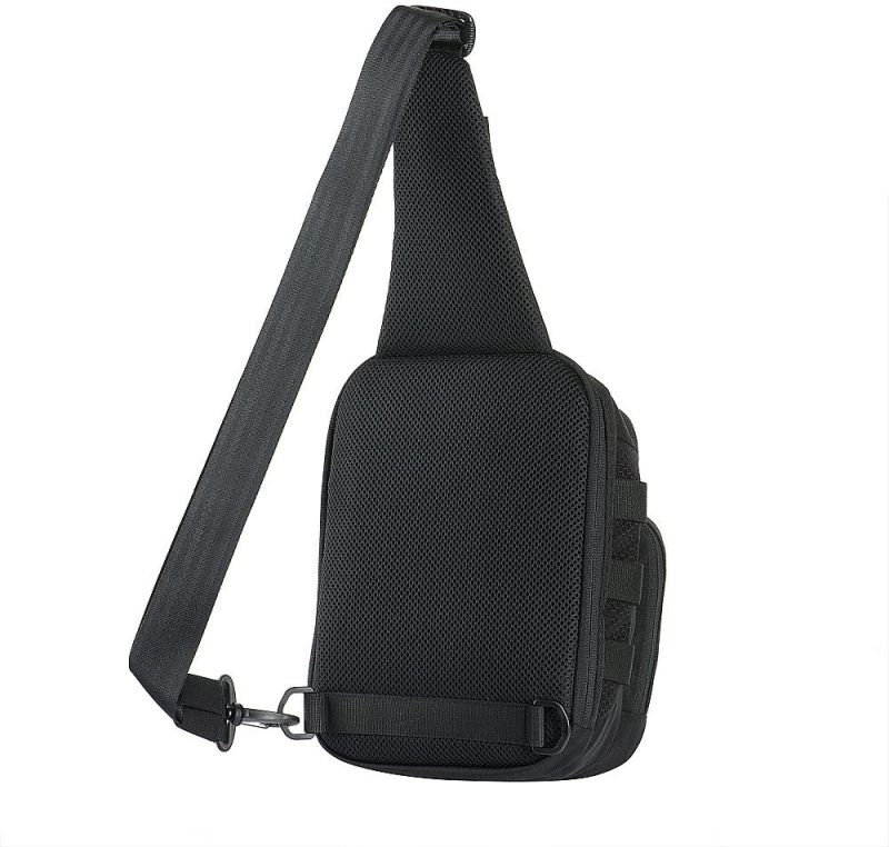 M-TAC Taška na plece pre skryté nosenie zbrane Cross Slim Elite Hex - black (10210002)