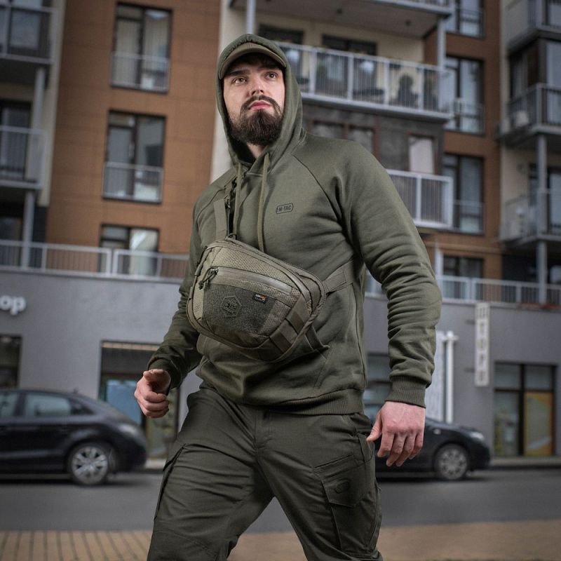 M-TAC Taška cez rameno Sphaera Hex Hardsling Large with Velcro Elite - ranger green (51422023)