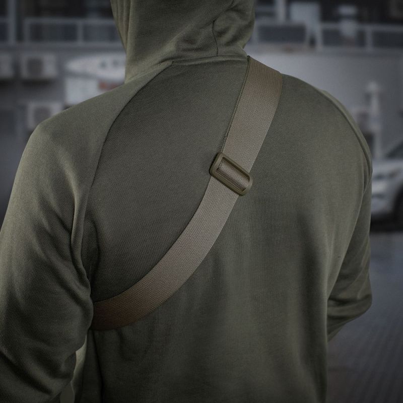 M-TAC Taška cez rameno Sphaera Hex Hardsling Large with Velcro Elite - ranger green (51422023)