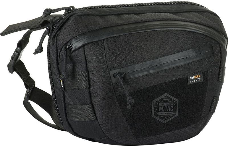 M-TAC Taška cez rameno Sphaera Hex Hardsling Large with Velcro Elite - black (51422002)