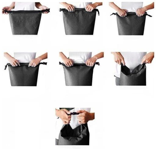 TRIZAND Námorný vak Saver Plus 10L - black