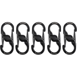 NITE IZE Karabína S-Biner MicroLock - black, set 5ks (LSBM-01-5R7)