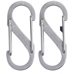 NITE IZE Karabína S-Biner #1 Dual - stainless, set 2ks (SB1-2PK-11)