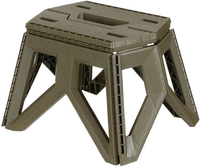 FOX OUTDOOR Skladacia kempingová stolička 24cm - olive (31890B)