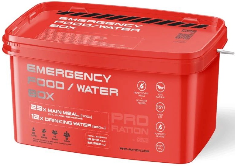 ADVENTURE MENU MRE Emergency Box Food / Water