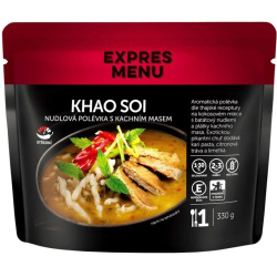 EXPRES MENU Khao Soi rezancová polievka s kačacím mäsom 330g
