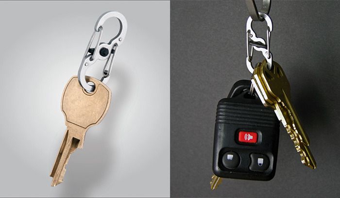 NITE IZE Karabína S-biner MicroLock - čierna (LSBM-01-2R3)