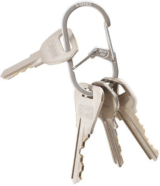 NITE IZE Karabína G-Series #2 Dual Chamber - black (GS2-01-R6)