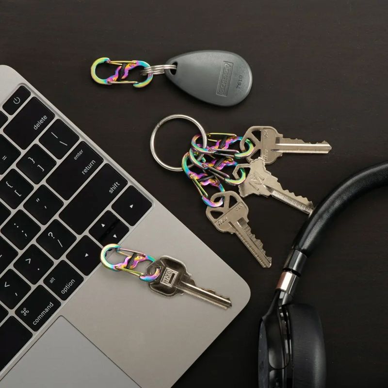 NITE IZE Karabína S-Biner MicroLock - black, set 5ks (LSBM-01-5R7)