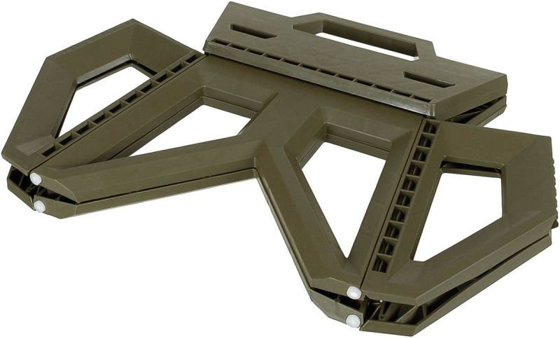 FOX OUTDOOR Skladacia kempingová stolička 24cm - olive (31890B)