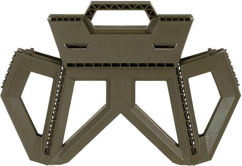 FOX OUTDOOR Skladacia kempingová stolička 24cm - olive (31890B)