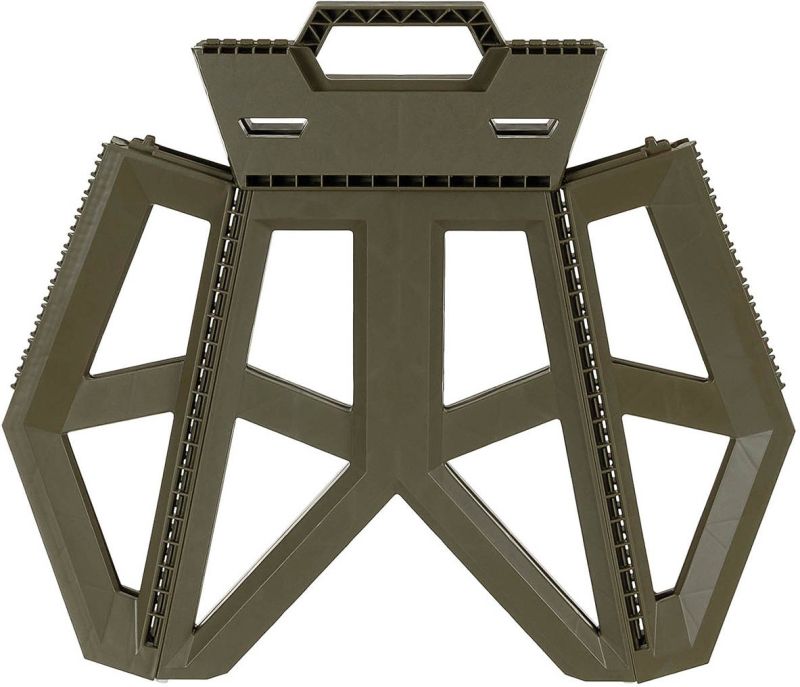 FOX OUTDOOR Skladacia kempingová stolička 40cm - olive (31891B)