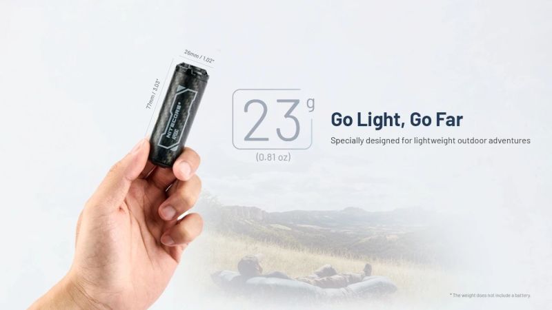 NITECORE Elektrická Pumpa AP05C UltraLightweight - black (NC-AP05C)