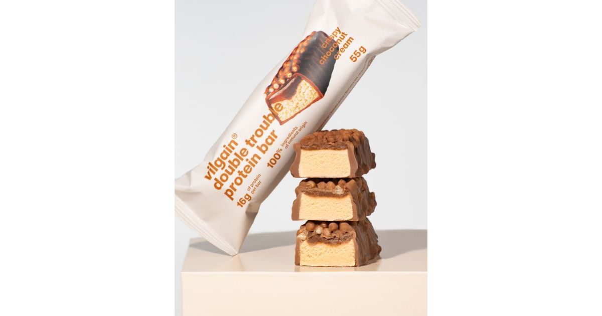 VILGAIN Tyčinka Double Trouble Protein Bar choco bueno 55g