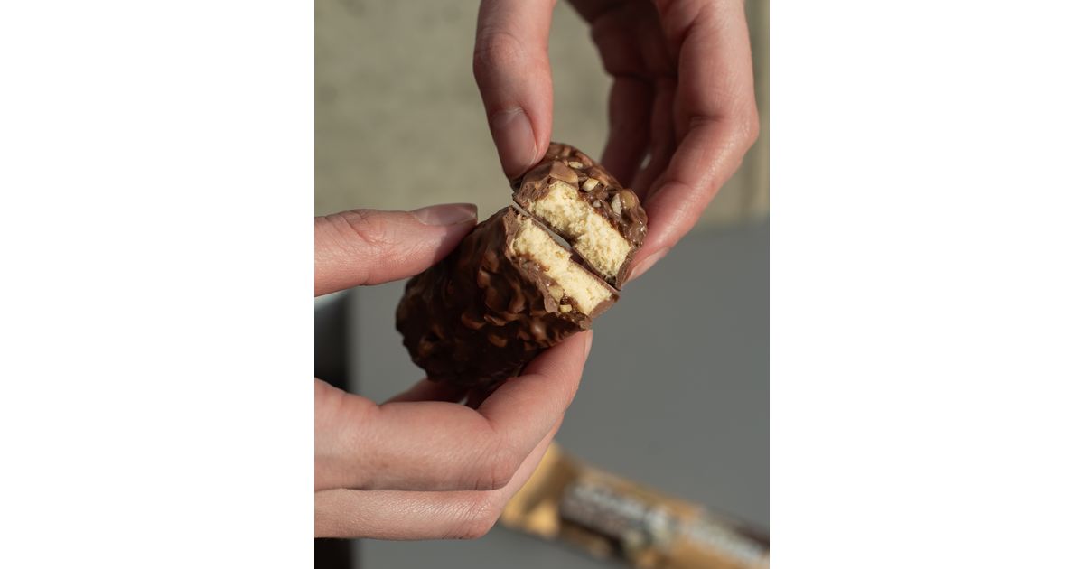 VILGAIN Tyčinka Double Trouble Protein Bar lieskovoorieškový krém 55g