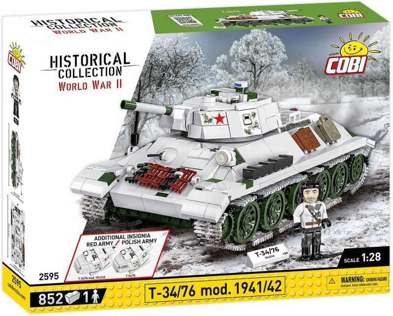 COBI Stavebnica HC WW2 T-34/76 mod. 1941/42 (COBI-2595)