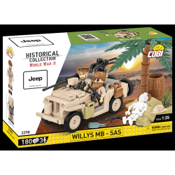 COBI Stavebnica HC WW2 Willys MB - SAS (COBI-2298)