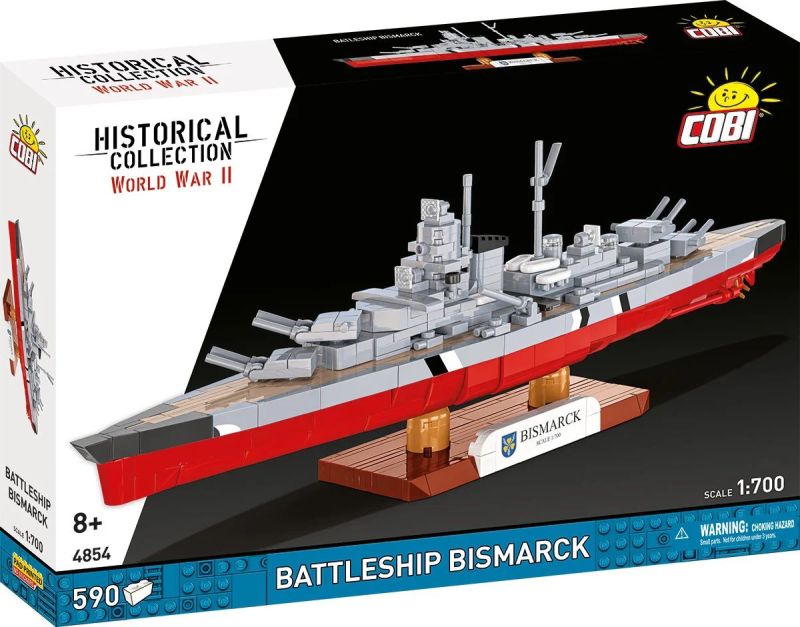COBI Stavebnica HC WW2 Battleship Bismarck (COBI-4854)