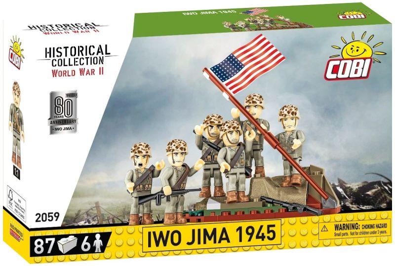 COBI Stavebnica HC WW2 Figúrky vojakov Iwo Jima 1945 (COBI-2059)