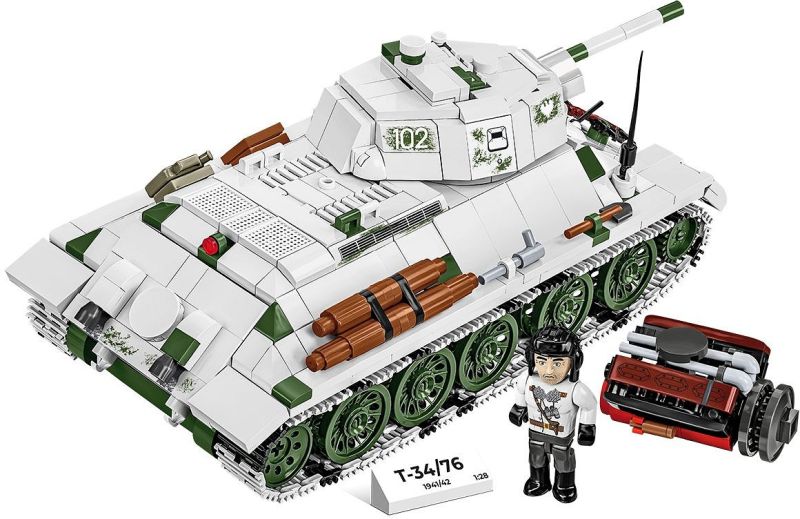 COBI Stavebnica HC WW2 T-34/76 mod. 1941/42 (COBI-2595)