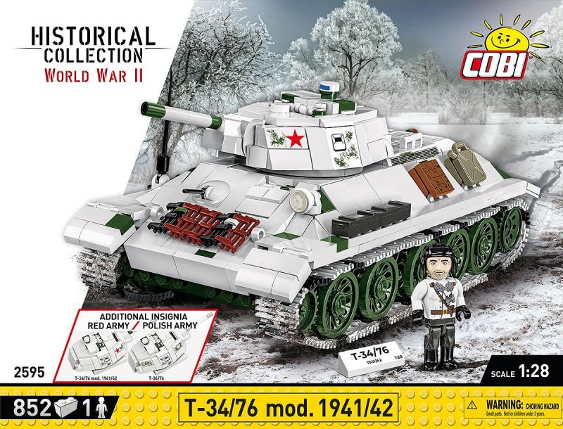 COBI Stavebnica HC WW2 T-34/76 mod. 1941/42 (COBI-2595)
