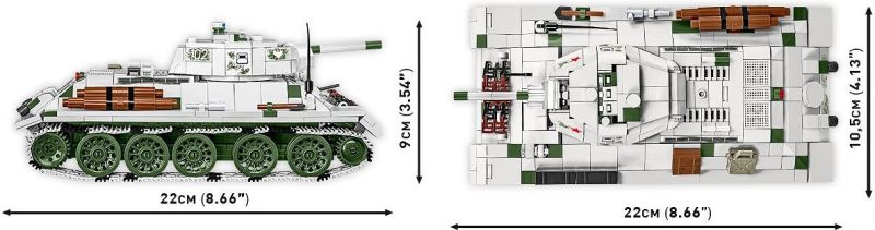 COBI Stavebnica HC WW2 T-34/76 mod. 1941/42 (COBI-2595)