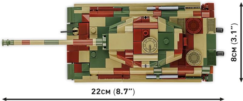 COBI Stavebnica HC WW2 Pz.Kpfw. VI B Tiger II Königstiger (COBI-2732)