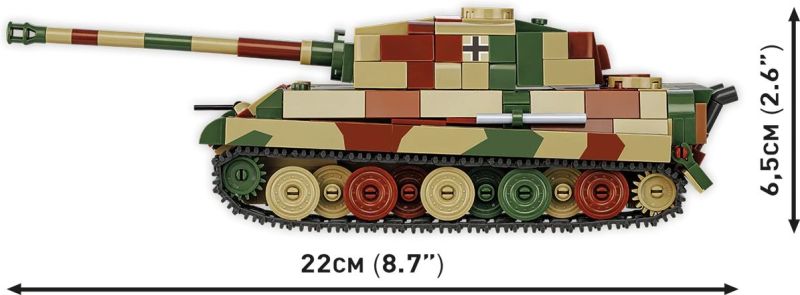 COBI Stavebnica HC WW2 Pz.Kpfw. VI B Tiger II Königstiger (COBI-2732)