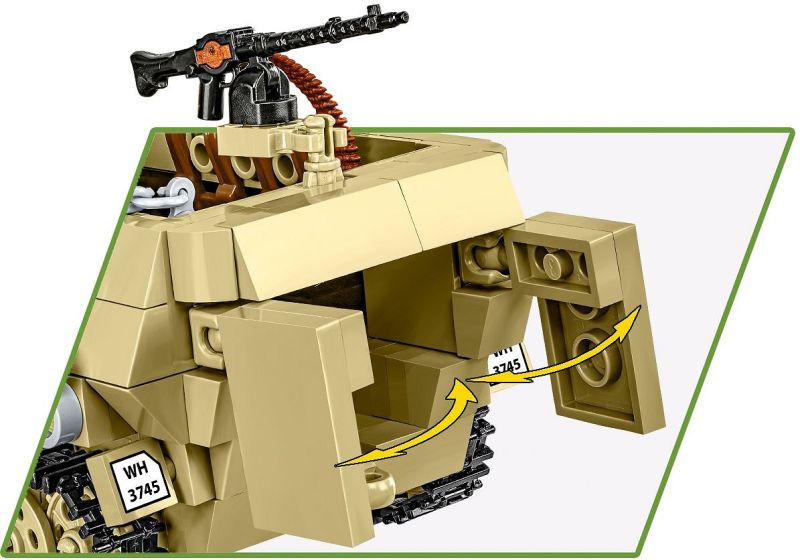 COBI Stavebnica HC WW2 Half-Track Sd.Kfz. 251/10 (COBI-3130)