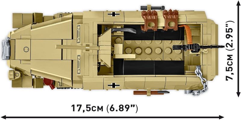 COBI Stavebnica HC WW2 Half-Track Sd.Kfz. 251/10 (COBI-3130)