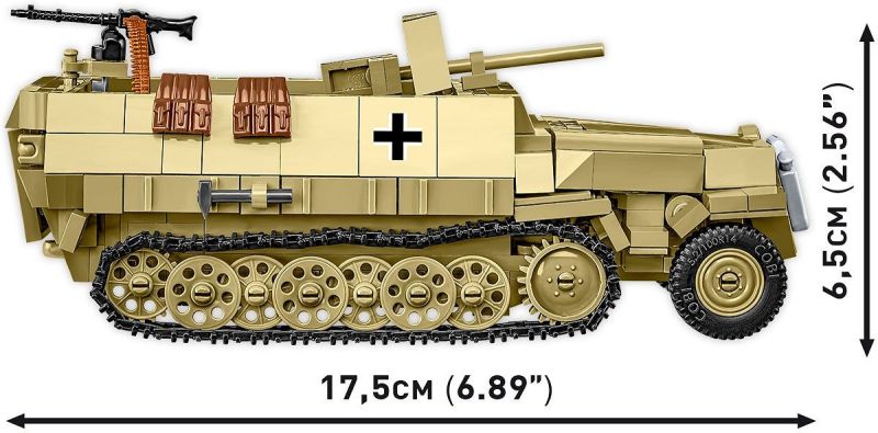 COBI Stavebnica HC WW2 Half-Track Sd.Kfz. 251/10 (COBI-3130)