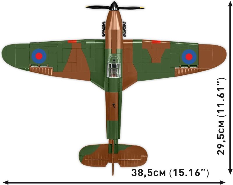 COBI Stavebnica HC WW2 Hawker Hurricane (no.302 Sqn.RAF) (COBI-5762)