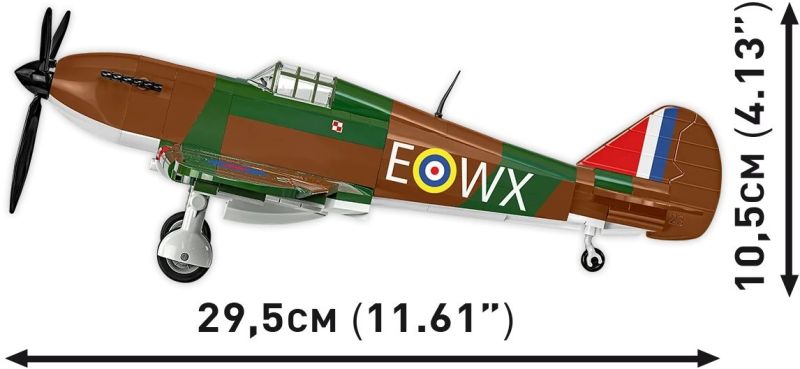COBI Stavebnica HC WW2 Hawker Hurricane (no.302 Sqn.RAF) (COBI-5762)