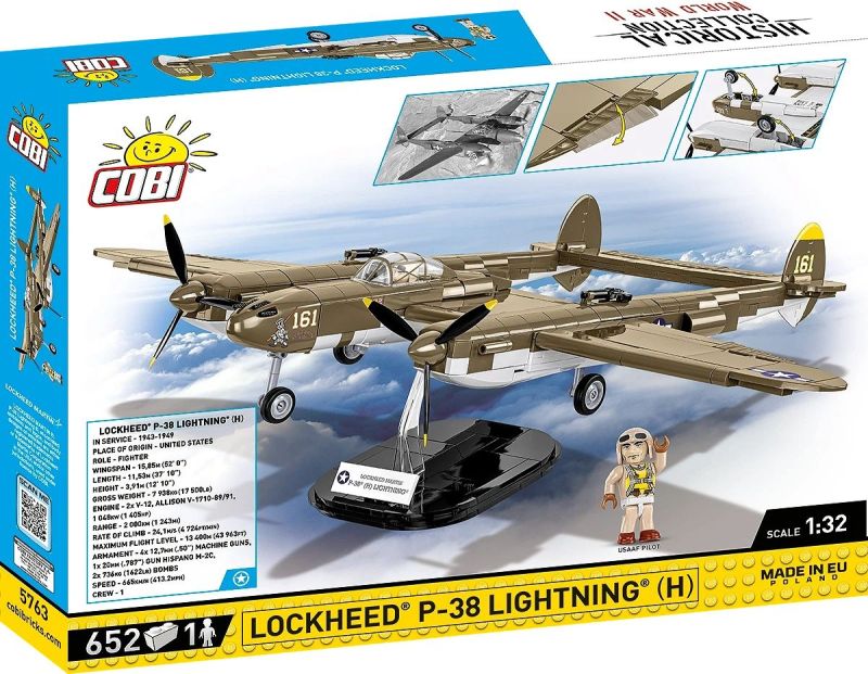 COBI Stavebnica HC WW2 Lockheed P-38 Lightning H (COBI-5763)