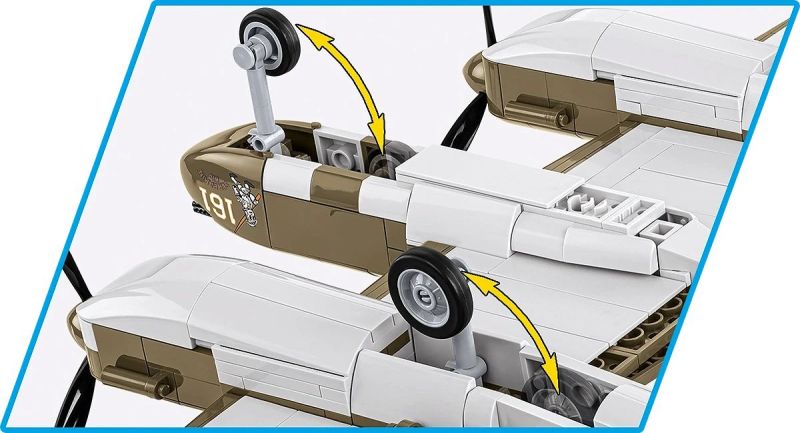 COBI Stavebnica HC WW2 Lockheed P-38 Lightning H (COBI-5763)