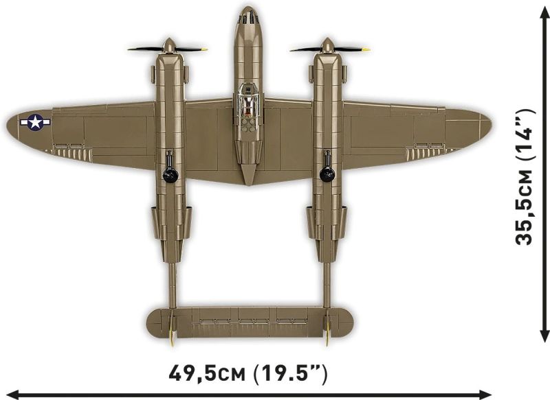 COBI Stavebnica HC WW2 Lockheed P-38 Lightning H (COBI-5763)