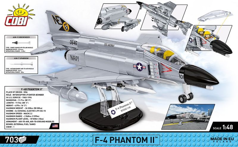 COBI Stavebnica AF F-4 Phantom II (COBI-5897)